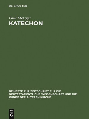 cover image of Katechon